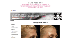 Desktop Screenshot of bluepeelnyc.org